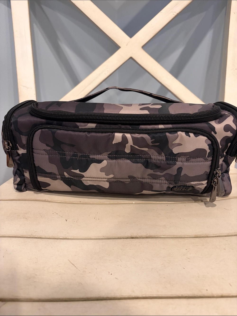 LUG Trolley Mini Grey Camouflage Toiletry Kit
